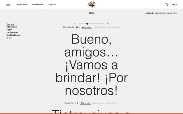 Chico specimen from Type-ø-tones
