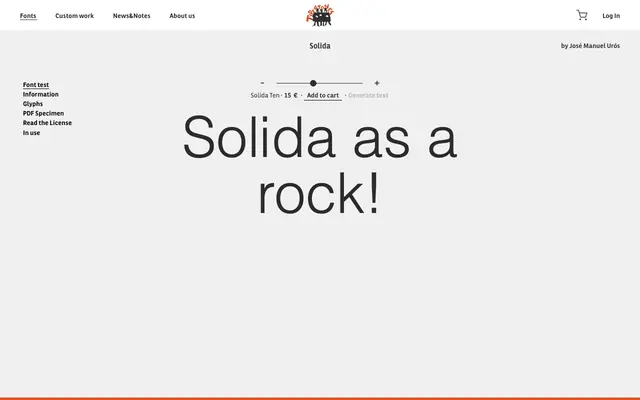 Solida specimen from Type-ø-tones