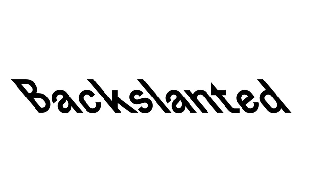 Backslanted specimen from type.today
