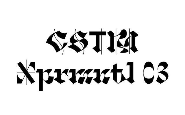 CSTM Xprmntl 03 specimen from type.today