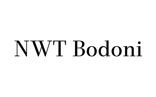 NWT Bodoni specimen from type.today