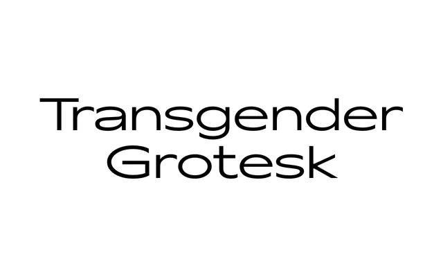 Transgender Grotesk specimen from type.today