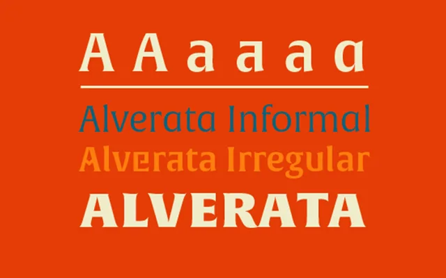 Alverata specimen from TypeTogether