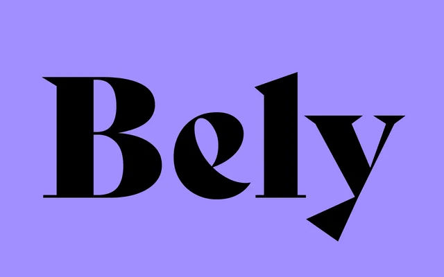 Bely specimen from TypeTogether