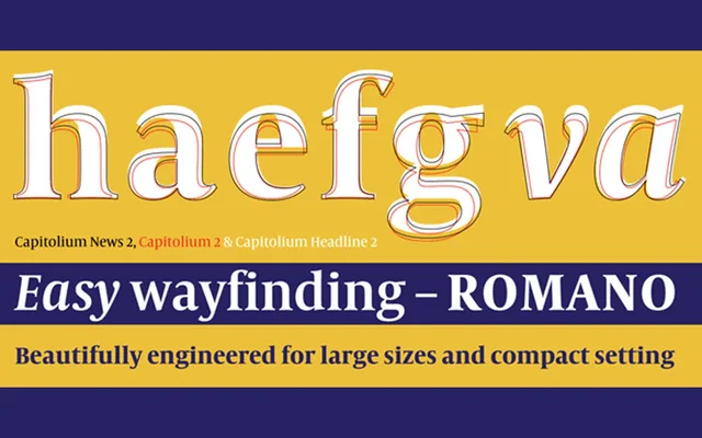 Capitolium 2 specimen from TypeTogether