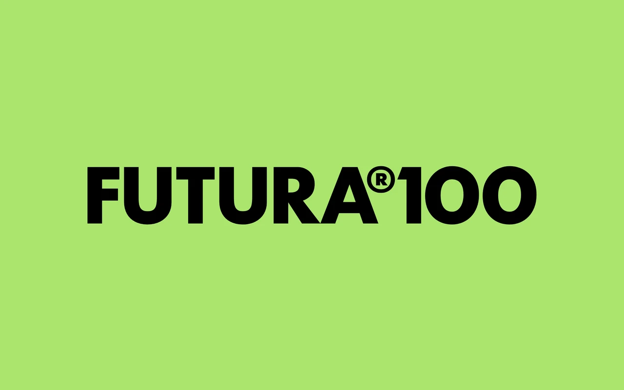 Futura®100 specimen from TypeTogether