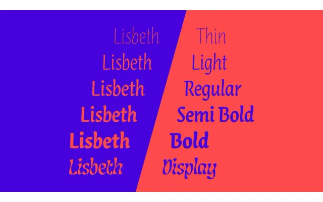 Lisbeth specimen from TypeTogether