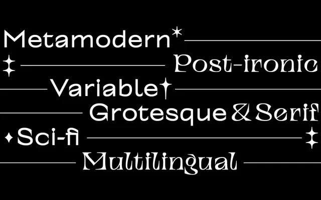 TT Alientz specimen from TypeType