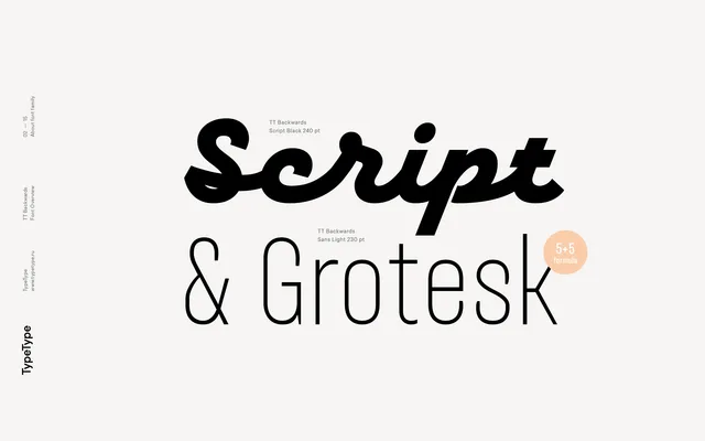TT Backwards specimen from TypeType