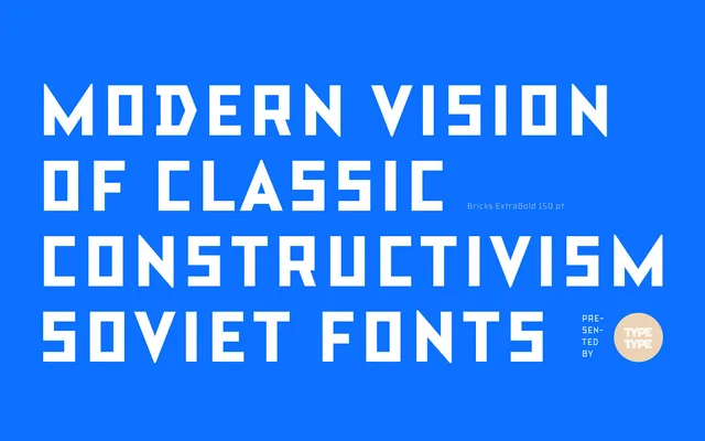TT Bricks specimen from TypeType