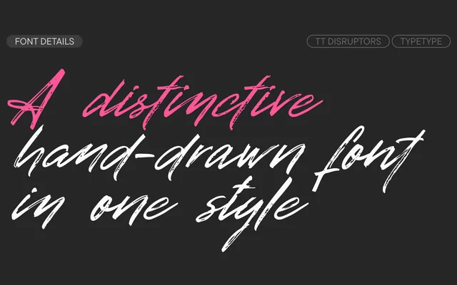 TT Disruptors specimen from TypeType