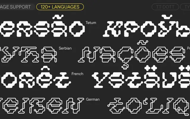 TT Dott specimen from TypeType