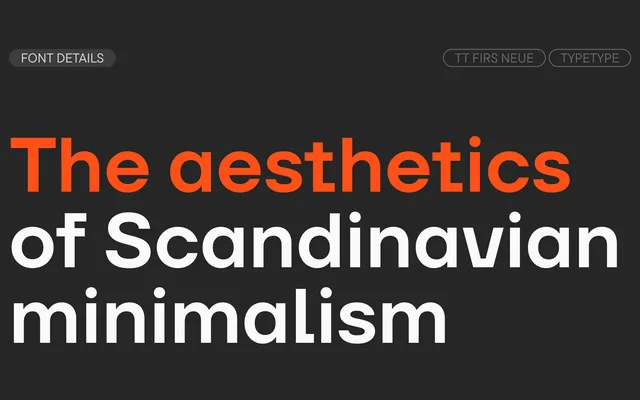TT Firs Neue specimen from TypeType