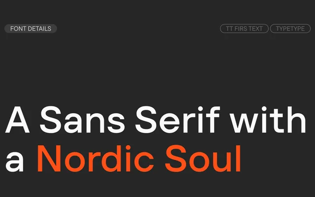 TT Firs Text specimen from TypeType