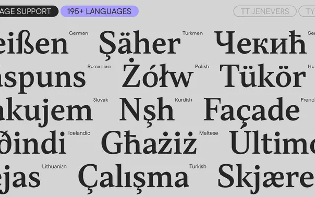 TT Jenevers specimen from TypeType