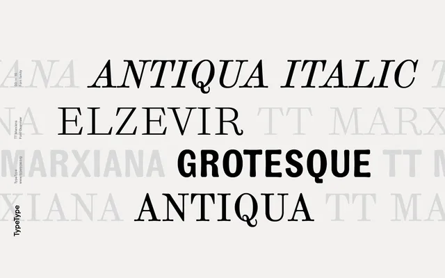 TT Marxiana specimen from TypeType