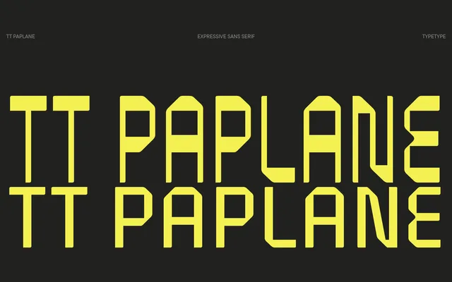 TT Paplane specimen from TypeType