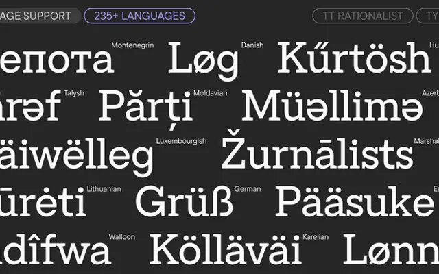 TT Rationalist specimen from TypeType