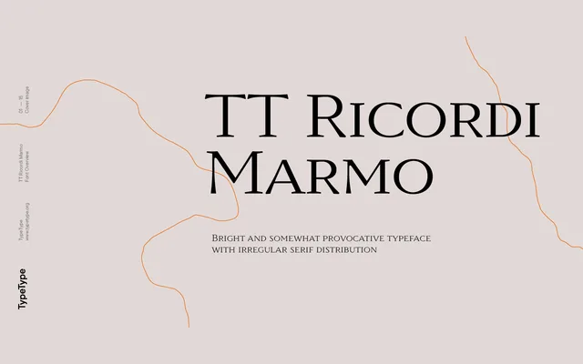 TT Ricordi Marmo specimen from TypeType