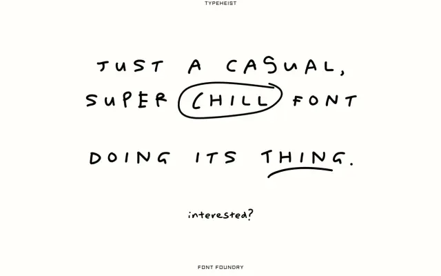 Bad Beans specimen from Typeheist