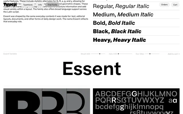 Essent specimen from Typeji