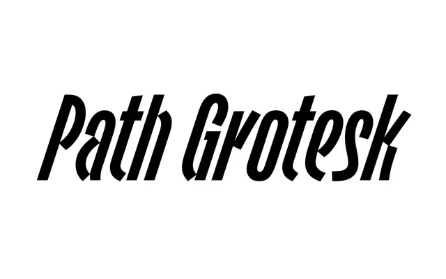 Path Grotesk specimen from Typeji