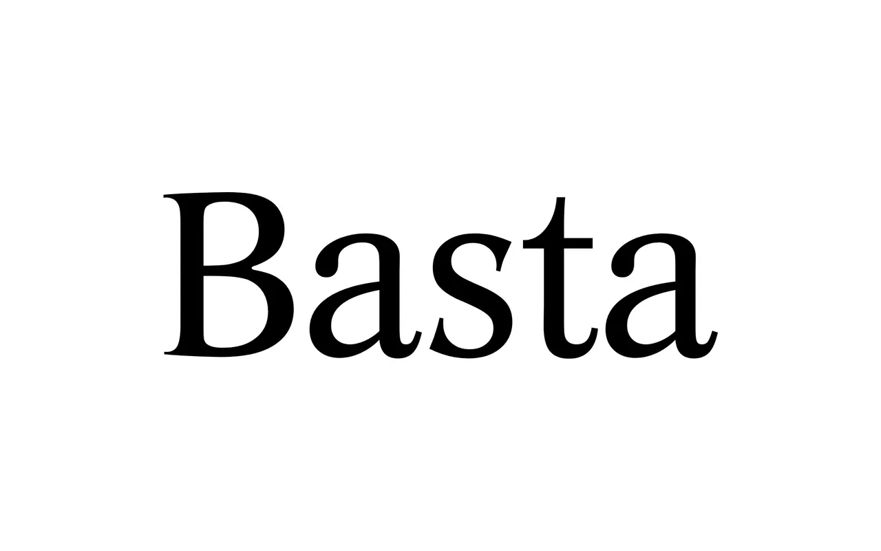 Basta specimen from Typemanufactur