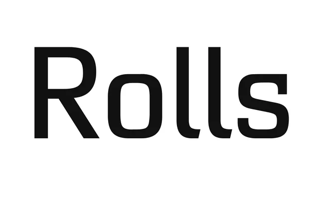 Rolls specimen from Typemanufactur