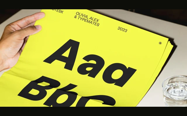 Easy Grotesk specimen from TypeMates