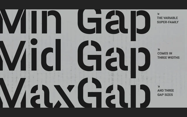 Halvar Stencil specimen from TypeMates