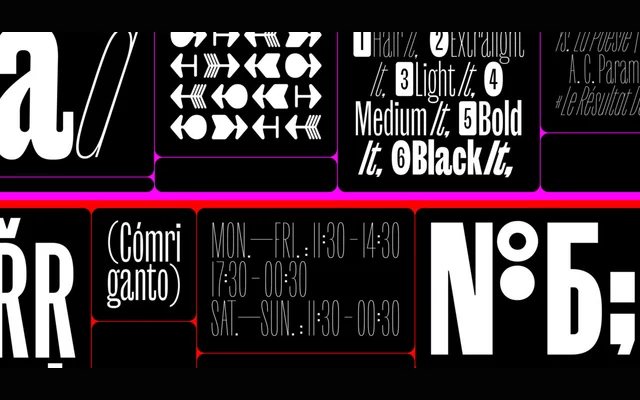 Yuni Grotesque specimen from TypeMates
