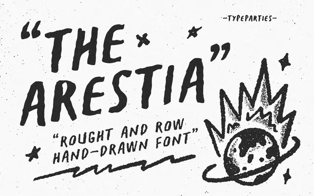 Arestia specimen from Typeparties