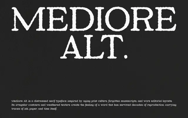 ATP MEDIORE specimen from Typeparties