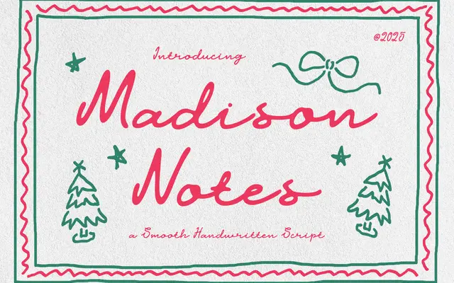 Madison Notes specimen from Typeparties