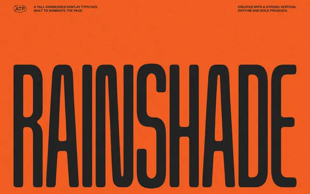 Rainshade specimen from Typeparties