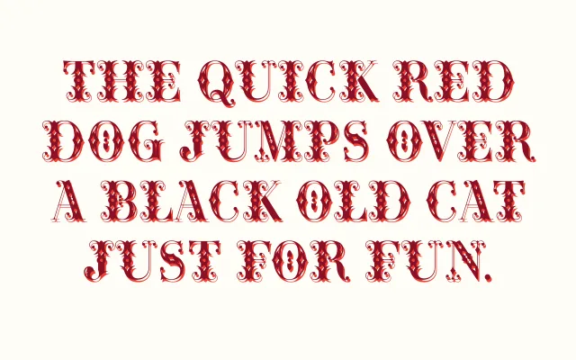 Carmen Fiesta specimen from Typerepublic