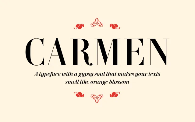 Carmen specimen from Typerepublic
