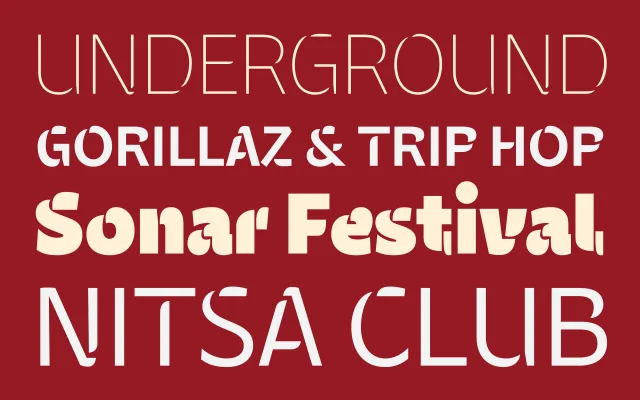 Groundbeat specimen from Typerepublic