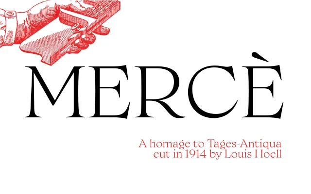 Mercè specimen from Typerepublic