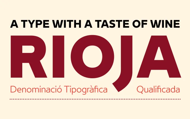 Rioja specimen from Typerepublic