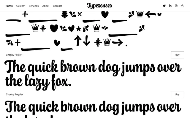 Typesenses