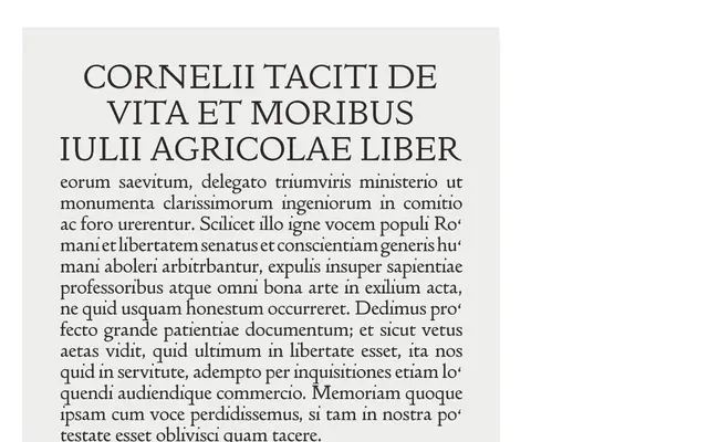 Doves Type Headline specimen from Typespec