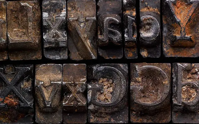 Doves Type Imprint specimen from Typespec