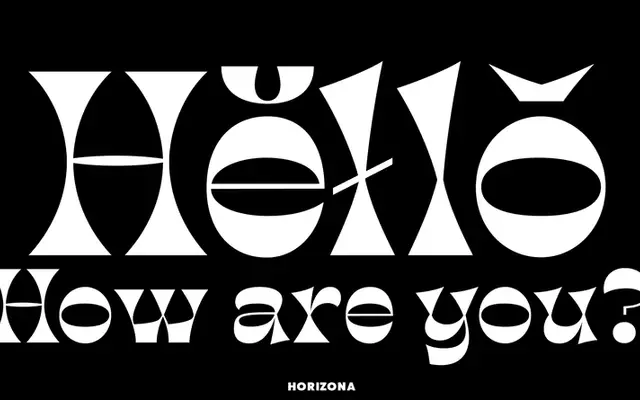 Horizona specimen from TypeThis!Studio
