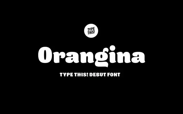 Orangina specimen from TypeThis!Studio