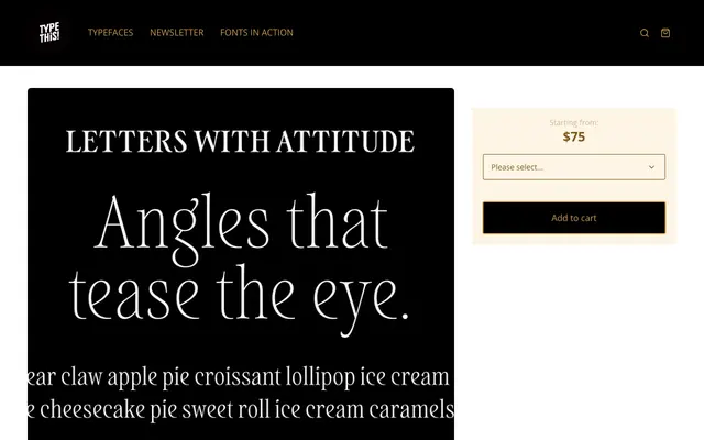 Quindosa specimen from TypeThis!Studio
