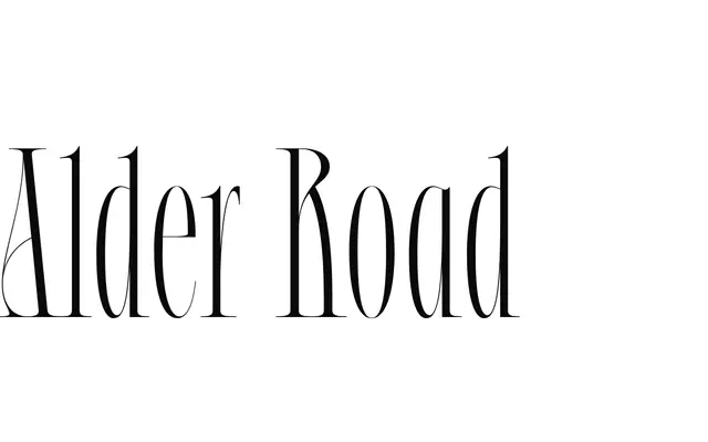 Alder Road specimen from Typeverything
