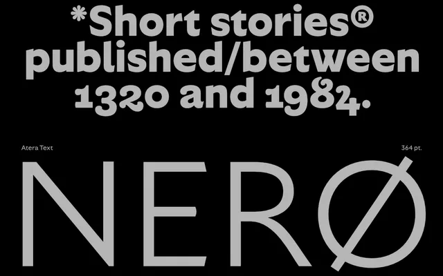 Atera specimen from Typeverything