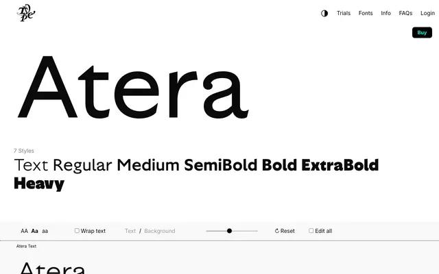 Atera specimen from Typeverything