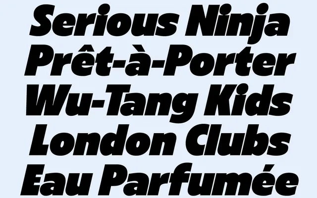 Atico specimen from Typeverything